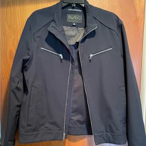 Michael Kors men’s spring jacket with silver zippers, medium